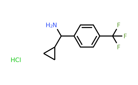 Cyclopropyl(4-(trifluoromethyl)phenyl)methanamine hydrochloride
