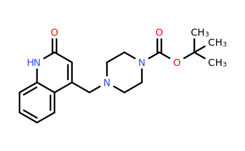 CAS 1159826-01-3 | tert-butyl 4-((2-oxo-1,2-dihydroquinolin-4-yl)methyl)piperazine-1-carboxylate