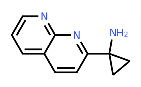 CAS 1159878-00-8 | 1-(1,8-naphthyridin-2-yl)cyclopropan-1-amine