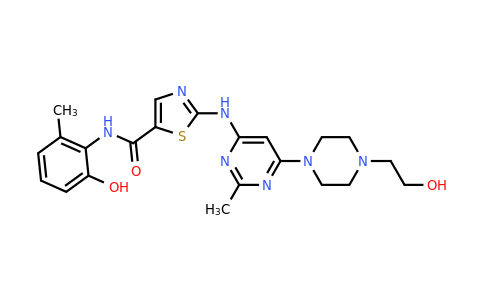 CAS 1159977-25-9 | N-(2-Hydroxy-6-methylphenyl)-2-((6-(4-(2-hydroxyethyl)piperazin-1-yl)-2-methylpyrimidin-4-yl)amino)thiazole-5-carboxamide