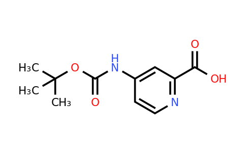 CAS 1159981-87-9 | 4-(Tert-butoxycarbonylamino)picolinic acid