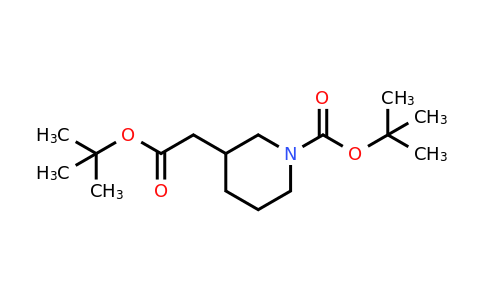 CAS 1159982-66-7 | tert-Butyl 3-(2-tert-butoxy-2-oxoethyl)piperidine-1-carboxylate