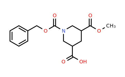 CAS 1159982-68-9 | 1-(Benzyloxycarbonyl)-5-(methoxycarbonyl)piperidine-3-carboxylic acid