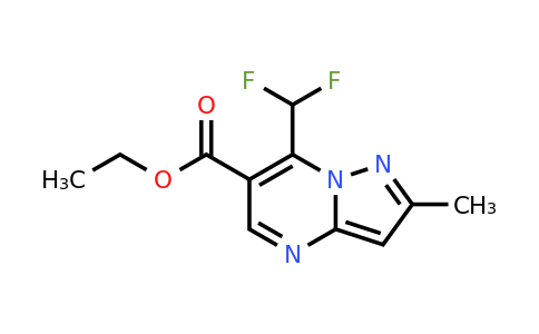CAS 1160246-37-6 | Ethyl 7-(difluoromethyl)-2-methylpyrazolo[1,5-a]pyrimidine-6-carboxylate