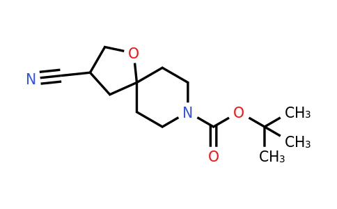 tert-butyl 3-cyano-1-oxa-8-azaspiro[4.5]decane-8-carboxylate