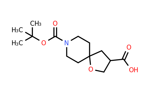 CAS 1160246-97-8 | 8-(Tert-butoxycarbonyl)-1-oxa-8-azaspiro[4.5]decane-3-carboxylic acid