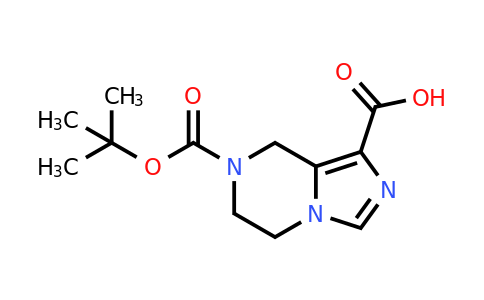 CAS 1160248-16-7 | 7-(Tert-butoxycarbonyl)-5,6,7,8-tetrahydroimidazo[1,5-A]pyrazine-1-carboxylic acid