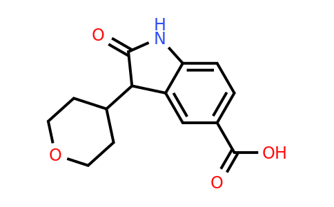 CAS 1160248-19-0 | 2-Oxo-3-(tetrahydro-2H-pyran-4-yl)indoline-5-carboxylic acid