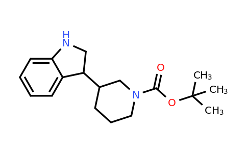CAS 1160248-25-8 | tert-Butyl 3-(indolin-3-yl)piperidine-1-carboxylate