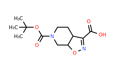 CAS 1160248-30-5 | 6-[(tert-butoxy)carbonyl]-3aH,4H,5H,6H,7H,7aH-
[1,2]oxazolo[5,4-c]pyridine-3-carboxylic acid