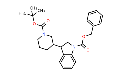 CAS 1160248-34-9 | Benzyl 3-(1-(tert-butoxycarbonyl)piperidin-3-yl)indoline-1-carboxylate