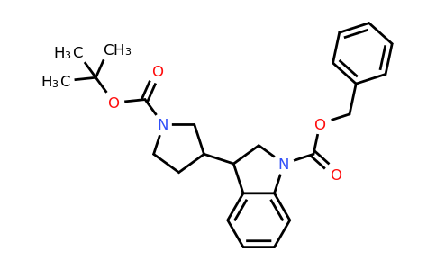 CAS 1160248-37-2 | Benzyl 3-(1-(tert-butoxycarbonyl)pyrrolidin-3-yl)indoline-1-carboxylate