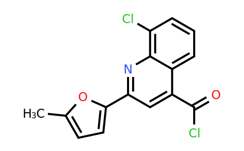 CAS 1160256-88-1 | 8-Chloro-2-(5-methylfuran-2-yl)quinoline-4-carbonyl chloride