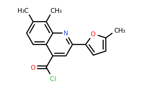 CAS 1160261-36-8 | 7,8-Dimethyl-2-(5-methylfuran-2-yl)quinoline-4-carbonyl chloride