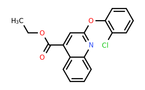 CAS 1160264-37-8 | Ethyl 2-(2-chlorophenoxy)quinoline-4-carboxylate