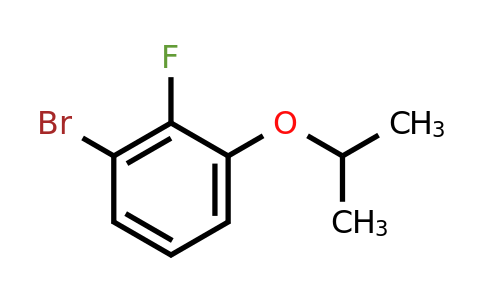 CAS 1160293-59-3 | 1-Bromo-2-fluoro-3-(1-methylethoxy)-benzene
