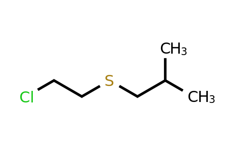 CAS 116037-20-8 | 1-[(2-chloroethyl)sulfanyl]-2-methylpropane