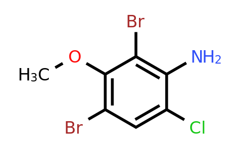 CAS 1160574-86-6 | 2,4-Dibromo-6-chloro-3-methoxyaniline