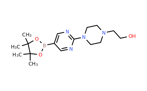 CAS 1160790-46-4 | 2-(4-[5-(4,4,5,5-Tetramethyl-[1,3,2]dioxaborolan-2-YL)-pyrimidin-2-YL]-piperazin-1-YL)-ethanol