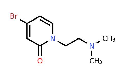 CAS 1160790-82-8 | 2(1H)-Pyridinone, 4-bromo-1-[2-(dimethylamino)ethyl]-