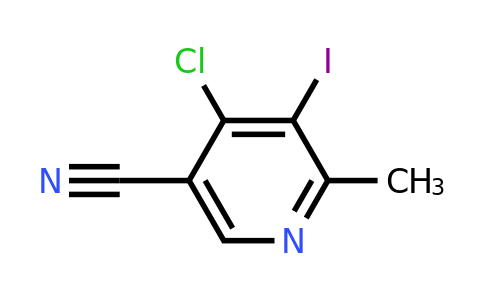 CAS 1160848-89-4 | 4-Chloro-5-iodo-6-methylnicotinonitrile