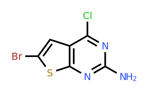 CAS 1160994-64-8 | 6-bromo-4-chlorothieno[2,3-d]pyrimidin-2-amine