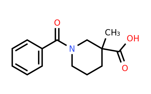 CAS 116140-38-6 | 1-Benzoyl-3-methylpiperidine-3-carboxylic acid