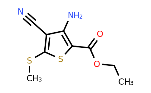CAS 116170-90-2 | Ethyl 3-amino-4-cyano-5-(methylthio)thiophene-2-carboxylate