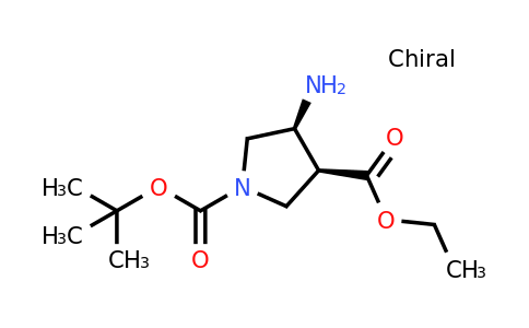 1-tert-butyl 3-ethyl (3S,4S)-4-aminopyrrolidine-1,3-dicarboxylate