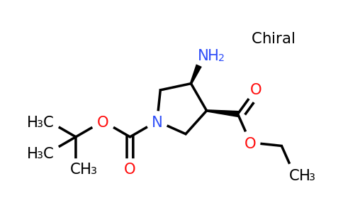 CAS 1161742-89-7 | 1-tert-butyl 3-ethyl (3S,4S)-4-aminopyrrolidine-1,3-dicarboxylate