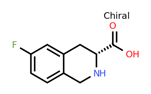 CAS 1161833-80-2 | (3R)-6-fluoro-1,2,3,4-tetrahydroisoquinoline-3-carboxylic acid