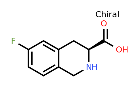 CAS 1161833-81-3 | (3S)-6-fluoro-1,2,3,4-tetrahydroisoquinoline-3-carboxylic acid