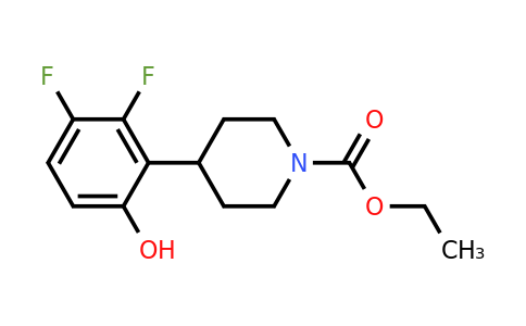 CAS 1161838-20-5 | Ethyl 4-(2,3-difluoro-6-hydroxyphenyl)piperidine-1-carboxylate