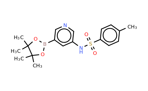 CAS 1162681-06-2 | 4-Methyl-N-(5-(4,4,5,5-tetramethyl-1,3,2-dioxaborolan-2-YL)pyridin-3-YL)benzenesulfonamide