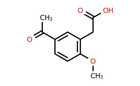 CAS 116296-30-1 | 2-(5-acetyl-2-methoxyphenyl)acetic acid
