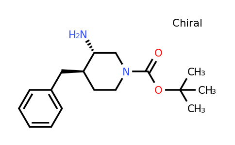 CAS 1163282-65-2 | tert-butyl trans-3-amino-4-benzylpiperidine-1-carboxylate