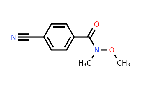 CAS 116332-64-0 | 4-Cyano-N-methoxy-N-methylbenzamide