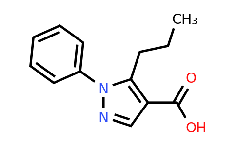 CAS 116344-17-3 | 1-phenyl-5-propyl-1H-pyrazole-4-carboxylic acid