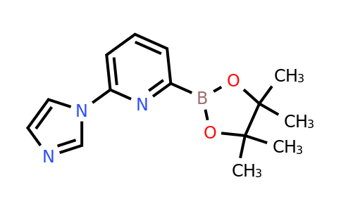 CAS 1163706-77-1 | 6-(Imidazol-1-YL)pyridine-2-boronic acid pinacol ester