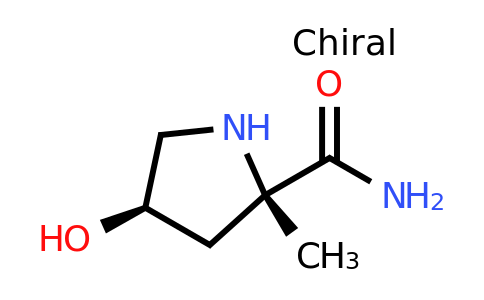 CAS 1163706-91-9 | (2s,4r)-4-hydroxy-2-methylpyrrolidine-2-carboxamide