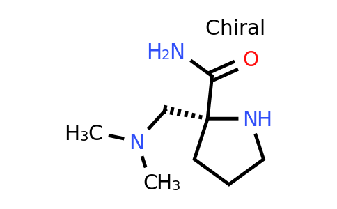 CAS 1163707-13-8 | (R)-2-((Dimethylamino)methyl)pyrrolidine-2-carboxamide
