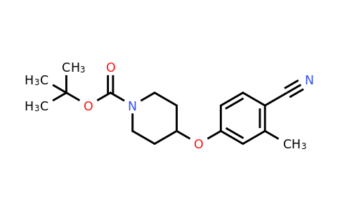 CAS 1164178-34-0 | tert-butyl 4-(4-cyano-3-methylphenoxy)piperidine-1-carboxylate