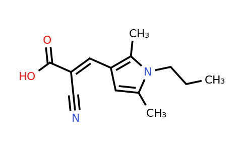 CAS 1164512-84-8 | (E)-2-Cyano-3-(2,5-dimethyl-1-propyl-1H-pyrrol-3-yl)acrylic acid