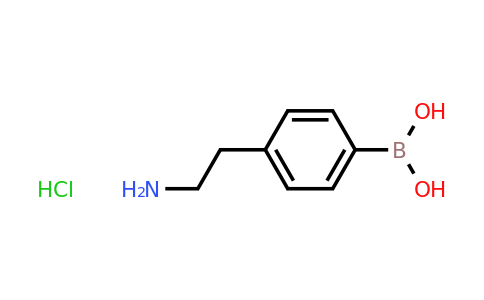 CAS 1165800-54-3 | (4-(2-Aminoethyl)phenyl)boronic acid hydrochloride