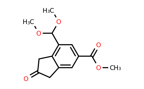 CAS 116588-17-1 | methyl 7-(dimethoxymethyl)-2-oxo-indane-5-carboxylate