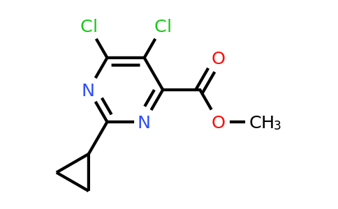 CAS 1165931-72-5 | Methyl 5,6-dichloro-2-cyclopropylpyrimidine-4-carboxylate