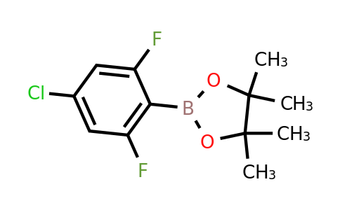 CAS 1165935-84-1 | 2-(4-Chloro-2,6-difluorophenyl)-4,4,5,5-tetramethyl-1,3,2-dioxaborolane