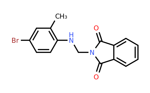 CAS 116595-38-1 | 2-(((4-Bromo-2-methylphenyl)amino)methyl)isoindoline-1,3-dione