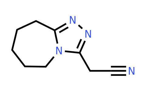 CAS 116598-69-7 | 2-{5H,6H,7H,8H,9H-[1,2,4]triazolo[4,3-a]azepin-3-yl}acetonitrile