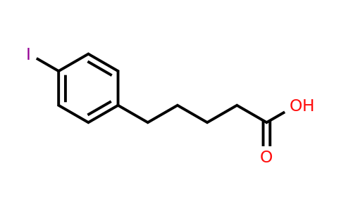 CAS 116680-98-9 | 5-(4-Iodophenyl)pentanoic acid